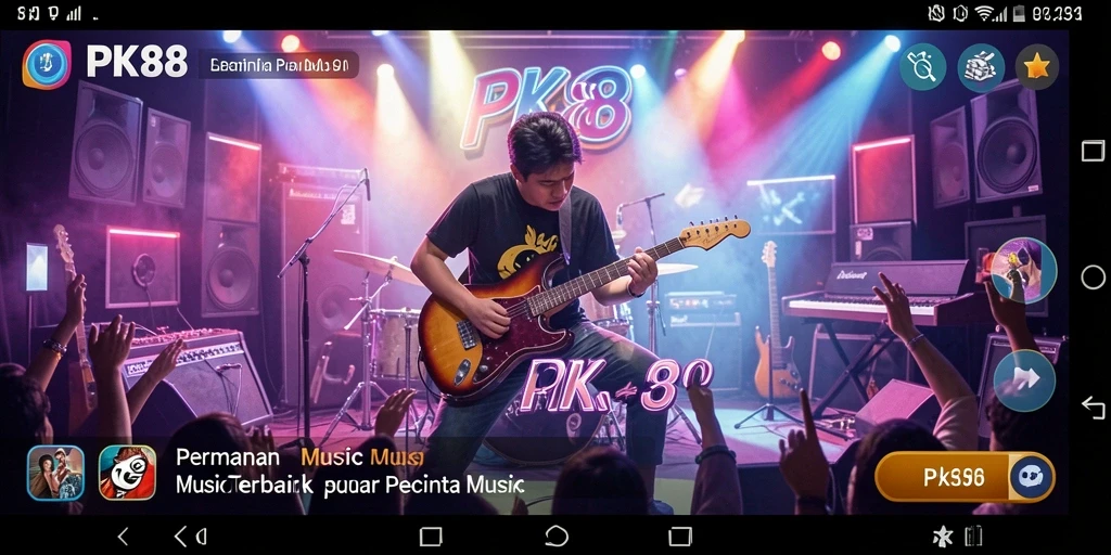 Tangkapan layar PK88 menampilkan gameplay musik yang seru dan interaktif.